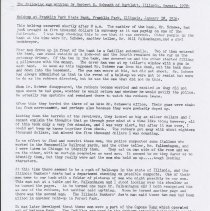 Bank hold-up memories